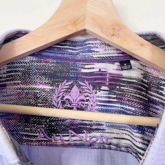 AU NOIR | MEN'S DRESS SHIRT IN LIGHT  LAVENDER - Picture 9 of 14